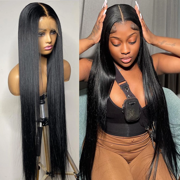28 30 inch lace front wigs human hair wigs for women hd lace frontal wigs straight 180% 4x4 human hair lace closure wigs, Black;brown
28 30 inch lace front wigs human hair wigs for women hd lace frontal wigs straight 180% 4x4 human hair lace closure wigs, Black;brown