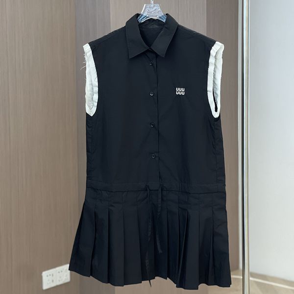 luxury women dress sleeveles tank dresses contrast color lady girl skirt, Black
luxury women dress sleeveles tank dresses contrast color lady girl skirt, Black