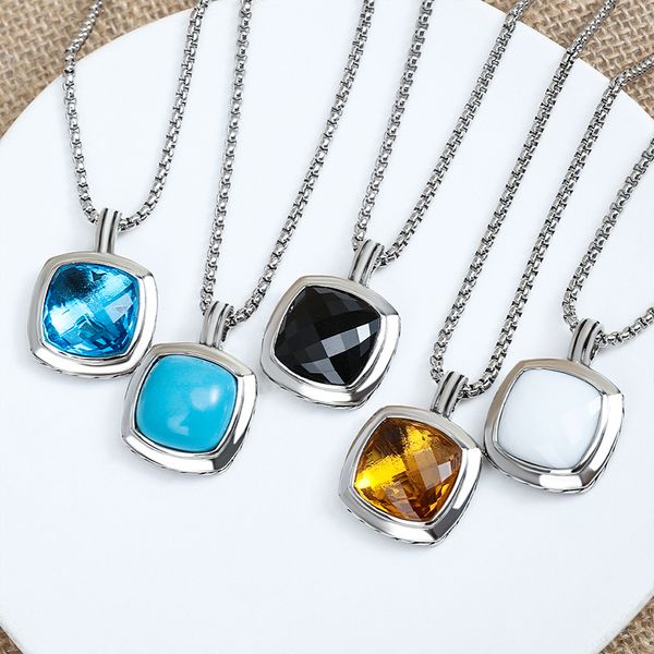 design necklace for women 20mm solitaire stone pendant necklace white gold plated brass necklace jewelry gift, Silver
design necklace for women 20mm solitaire stone pendant necklace white gold plated brass necklace jewelry gift, Silver