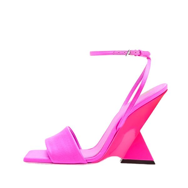 2023 summer new shaped heel sandals fashion square toe ankle buckle strap wedges womens elegant evening dress shoes size 42, Black
2023 summer new shaped heel sandals fashion square toe ankle buckle strap wedges womens elegant evening dress shoes size 42, Black