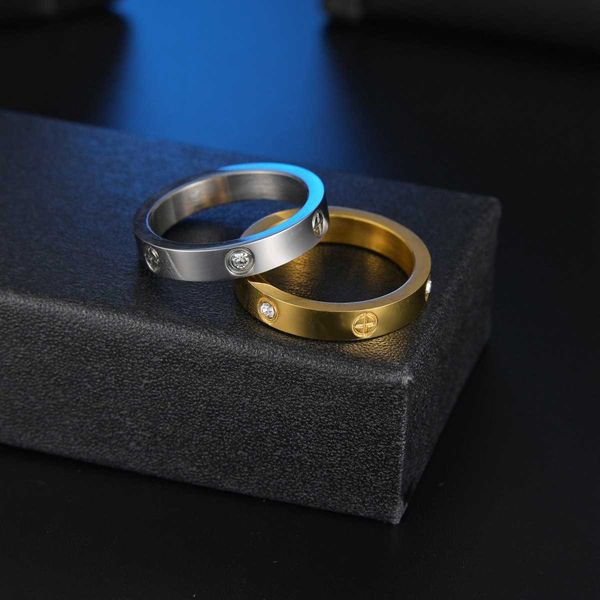 high-quality tiktok card 's same style six diamond and one word titanium steel rings for men women are plated without fading, Silver
high-quality tiktok card 's same style six diamond and one word titanium steel rings for men women are plated without fading, Silver