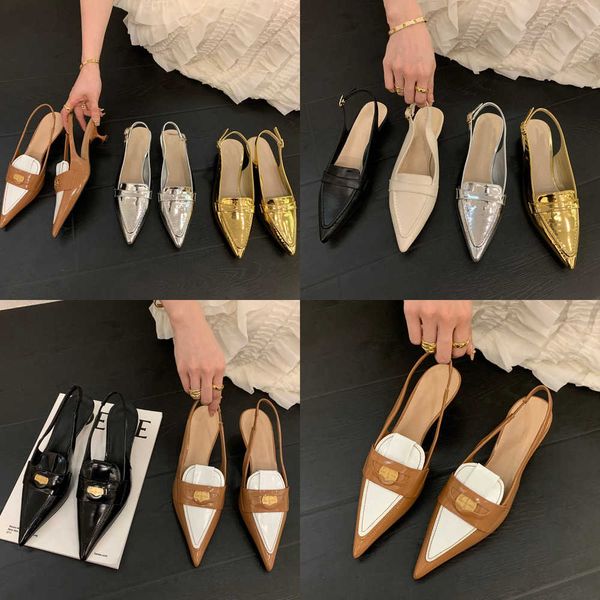 summer sandals new brand women sandal fashion pointed toe slip on ladies elegant slingback shoes outdoor dress party pumps 230511, Black
summer sandals new brand women sandal fashion pointed toe slip on ladies elegant slingback shoes outdoor dress party pumps 230511, Black