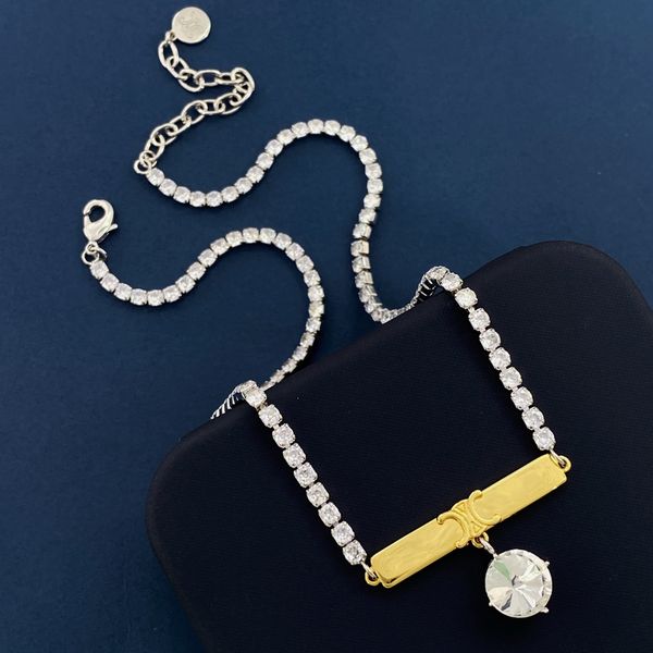 new designed triomphe crystal chain diamonds pendant necklace in brass with gold women ear hoops designer jewelry er8901, Silver
new designed triomphe crystal chain diamonds pendant necklace in brass with gold women ear hoops designer jewelry er8901, Silver