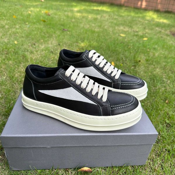 ro shoes with low small triangle and thick leather soles dunks original black and white dark style high street casual board shoe trend
ro shoes with low small triangle and thick leather soles dunks original black and white dark style high street casual board shoe trend
