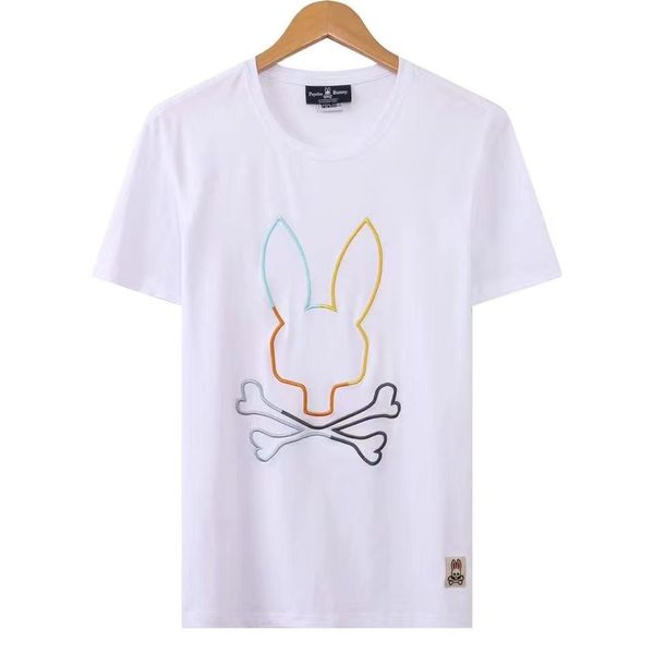casual short-sleeved printed t shirt men women couple designer luxury tees psycho bunny pattern popular tshirt, White;black
casual short-sleeved printed t shirt men women couple designer luxury tees psycho bunny pattern popular tshirt, White;black