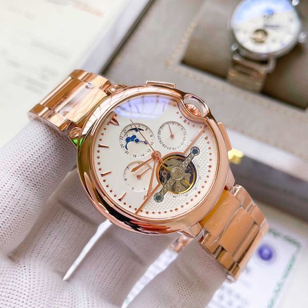 luxury designer mens watch automatic multi-functional mechanical large flywheel watch stainless steel strap mens fashion business watch, Slivery;black
luxury designer mens watch automatic multi-functional mechanical large flywheel watch stainless steel strap mens fashion business watch, Slivery;black