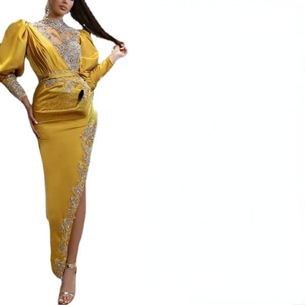 ankle-length arabic evening formal dresses sparkly crystal beaded lace high neck long sleeve slit occasion prom dress, Black;red
ankle-length arabic evening formal dresses sparkly crystal beaded lace high neck long sleeve slit occasion prom dress, Black;red