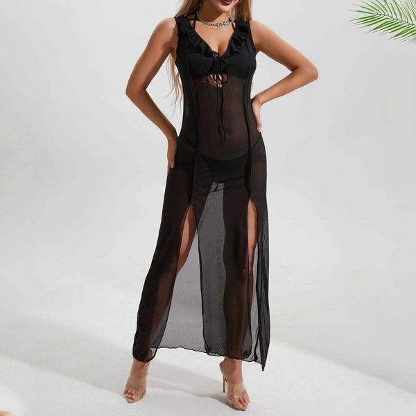 designer swimwear fashion women's pure color ruffled skirt split bikini three micro bikinis vintage swimwear padded female bathing suit, White;black
designer swimwear fashion women's pure color ruffled skirt split bikini three micro bikinis vintage swimwear padded female bathing suit, White;black