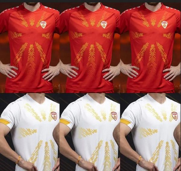 23-24 north macedonia customized thai quality soccer jerseys pandev 10 bardhi 17 trickovski 7 alioski 8 custom design your own football wear, Black;yellow
23-24 north macedonia customized thai quality soccer jerseys pandev 10 bardhi 17 trickovski 7 alioski 8 custom design your own football wear, Black;yellow