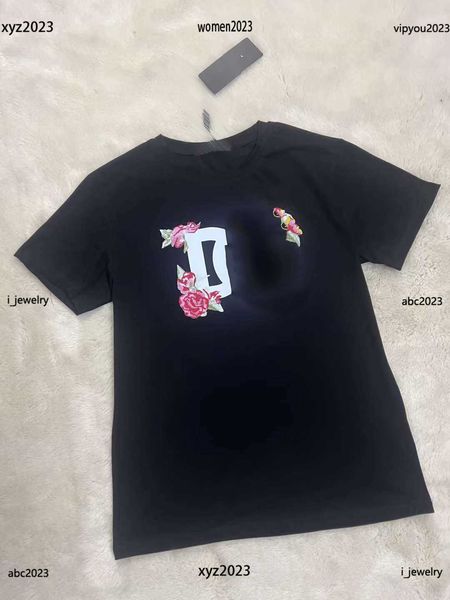 luxury women designer t-shirt fashion colorful floral print tees button decoration short sleeve summer round neck, White
luxury women designer t-shirt fashion colorful floral print tees button decoration short sleeve summer round neck, White