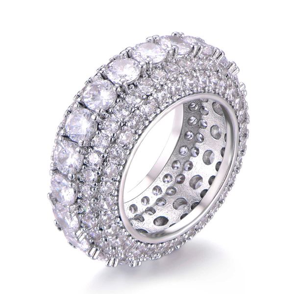 5 row tennis iced out bling full cz brass cubic zircon ring for men hip hop jewelry gold silver color gift
5 row tennis iced out bling full cz brass cubic zircon ring for men hip hop jewelry gold silver color gift
