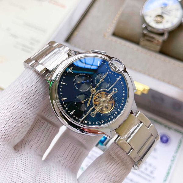 mens watch automatic multi-functional mechanical large flywheel watch stainless steel strap waterproof sapphire mens fashion business watch, Slivery;black
mens watch automatic multi-functional mechanical large flywheel watch stainless steel strap waterproof sapphire mens fashion business watch, Slivery;black
