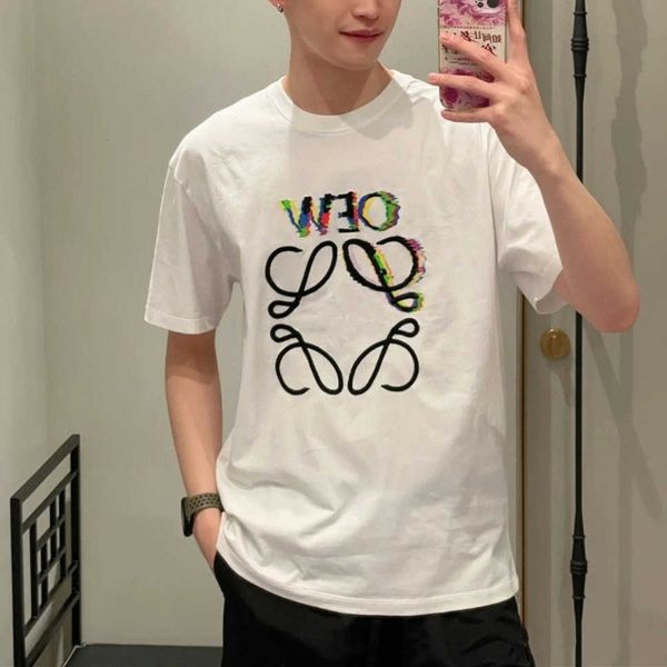 new spring/summer 2023 couple style colorful letter printing embroidered round neck short sleeve t-shirt for men and women's top, White
new spring/summer 2023 couple style colorful letter printing embroidered round neck short sleeve t-shirt for men and women's top, White