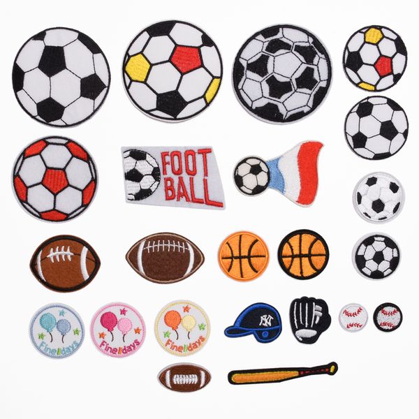 notions 23 pieces ball sports iron on patches children football baseball basketball rugby embroidered patch applique for jeans t-shirt decor, Black
notions 23 pieces ball sports iron on patches children football baseball basketball rugby embroidered patch applique for jeans t-shirt decor, Black