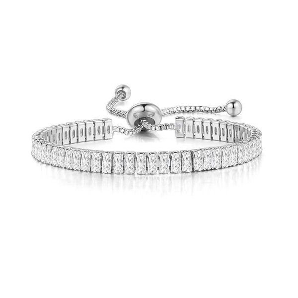 fashion jewelry women bracelet gold plated luxury zirconia diamond tennis bracelets bangles, Silver
fashion jewelry women bracelet gold plated luxury zirconia diamond tennis bracelets bangles, Silver