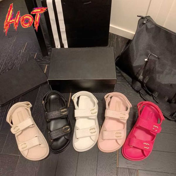2023 women real leather channel sandals designer luxury camellia summer spring grandad quilted buckle caviar platform slides, Black
2023 women real leather channel sandals designer luxury camellia summer spring grandad quilted buckle caviar platform slides, Black
