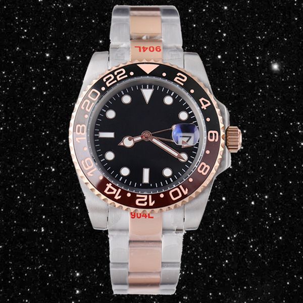 luxury watchs ceramic ring men's automatic watch 41mm 2813 movement watch glow sapphire lens waterproof sports leisure fashion watches, Slivery;brown
luxury watchs ceramic ring men's automatic watch 41mm 2813 movement watch glow sapphire lens waterproof sports leisure fashion watches, Slivery;brown