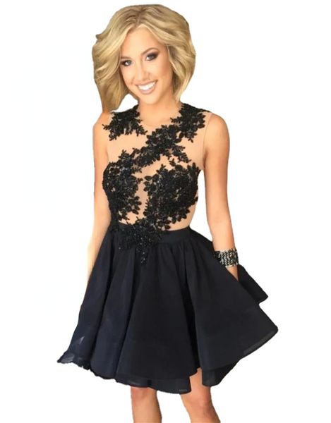 simple black homecoming dresses back lace applique short prom dresses crew sleeveless mini formal party dresses custom made, Blue;pink
simple black homecoming dresses back lace applique short prom dresses crew sleeveless mini formal party dresses custom made, Blue;pink