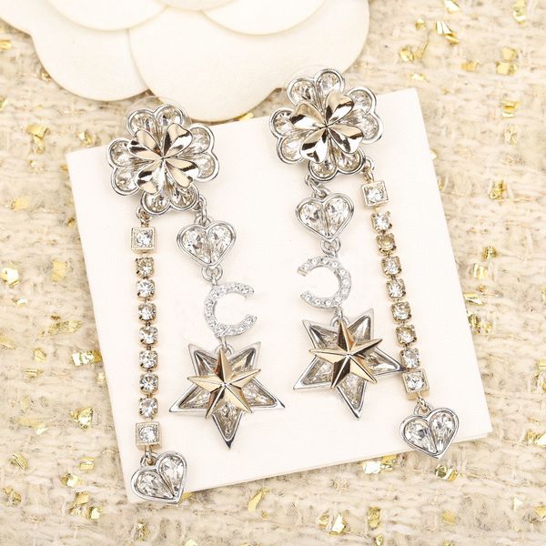 2023 luxury quality charm drop earring with diamond and crystal beads tassel design heart have box stamp star flower shape ps7112b, Golden
2023 luxury quality charm drop earring with diamond and crystal beads tassel design heart have box stamp star flower shape ps7112b, Golden