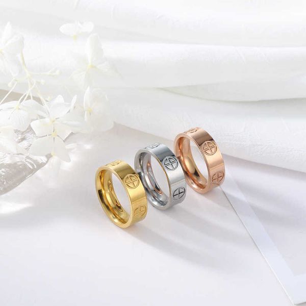 raux wholesale high-quality card lassic 18k gold cross ring women love stainless steel personality plain, Silver
raux wholesale high-quality card lassic 18k gold cross ring women love stainless steel personality plain, Silver