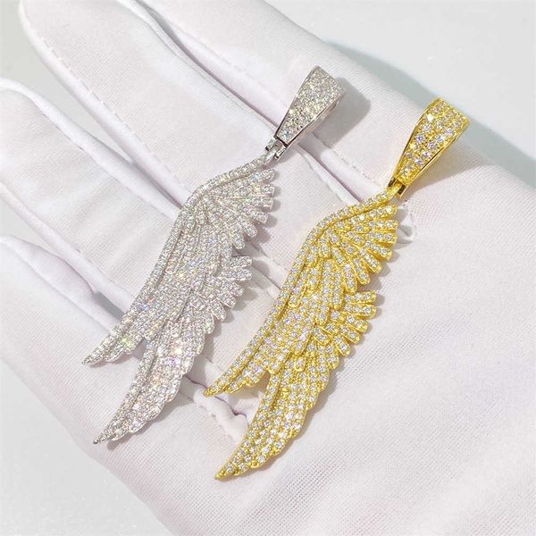 vermeil silver necklace hip hop fine jewelry iced out moissanite diamond pave wing pendant necklace men women
vermeil silver necklace hip hop fine jewelry iced out moissanite diamond pave wing pendant necklace men women