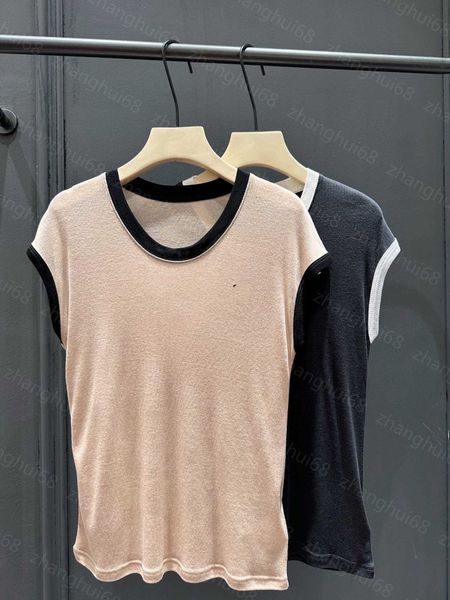 23ss womens t-shirt womens designer clothing tee round neck pure cotton color match offset printing logo short sleeve t-shirt womens clothes, White
23ss womens t-shirt womens designer clothing tee round neck pure cotton color match offset printing logo short sleeve t-shirt womens clothes, White