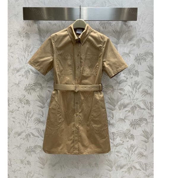 23ss womens designer clothing summer dresses women dress logo gold buckle belt lapel short-sleeved shirt dress womens clothing a1, Black;gray
23ss womens designer clothing summer dresses women dress logo gold buckle belt lapel short-sleeved shirt dress womens clothing a1, Black;gray