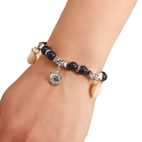 handmade women shell beads sea turtle beaded bohemian ocean style colorful elastic bracelet summer jewelry gift, Black
handmade women shell beads sea turtle beaded bohemian ocean style colorful elastic bracelet summer jewelry gift, Black