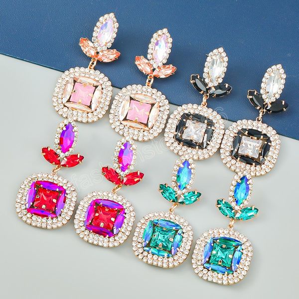 summer new metal glass rhinestone geometric dangle earrings school party simple accessories women's earrings, Silver
summer new metal glass rhinestone geometric dangle earrings school party simple accessories women's earrings, Silver