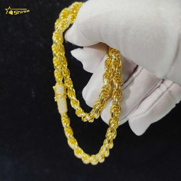 hip hop jewelry iced out fashion cuban link necklace 6mm solid silver moissanite rope chain for men women
hip hop jewelry iced out fashion cuban link necklace 6mm solid silver moissanite rope chain for men women
