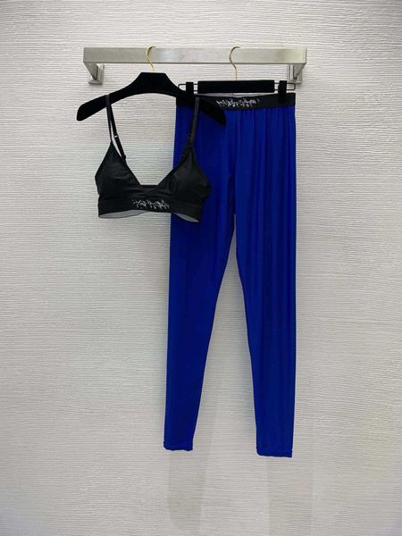 23ss women tracksuit yoga suit women designer clothes bra underwear and logo webbing elastic pants and leggings set women clothes, Gray
23ss women tracksuit yoga suit women designer clothes bra underwear and logo webbing elastic pants and leggings set women clothes, Gray