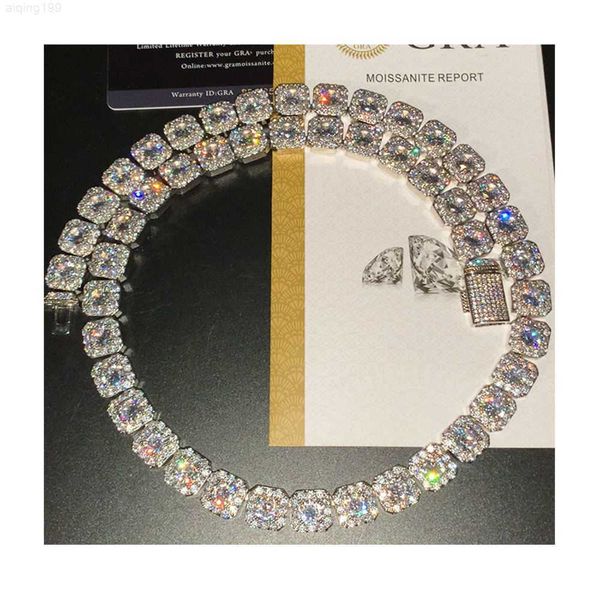 custom hip hop fine jewelry 925 sterling silver vvs d color moissanite 13mm iced out necklace chains with gra certificate
custom hip hop fine jewelry 925 sterling silver vvs d color moissanite 13mm iced out necklace chains with gra certificate