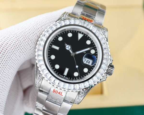 luxurious yachtmaster watch with box automatic mechanical movement iced out bezel watches with dazzling diamond stainless steel strap, Slivery;brown
luxurious yachtmaster watch with box automatic mechanical movement iced out bezel watches with dazzling diamond stainless steel strap, Slivery;brown