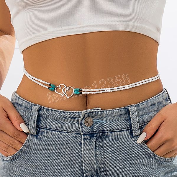 metal heart rings charm waist belly chains women girls summer vintage double layer beaded body jewelry bohemia beach gift, Silver
metal heart rings charm waist belly chains women girls summer vintage double layer beaded body jewelry bohemia beach gift, Silver