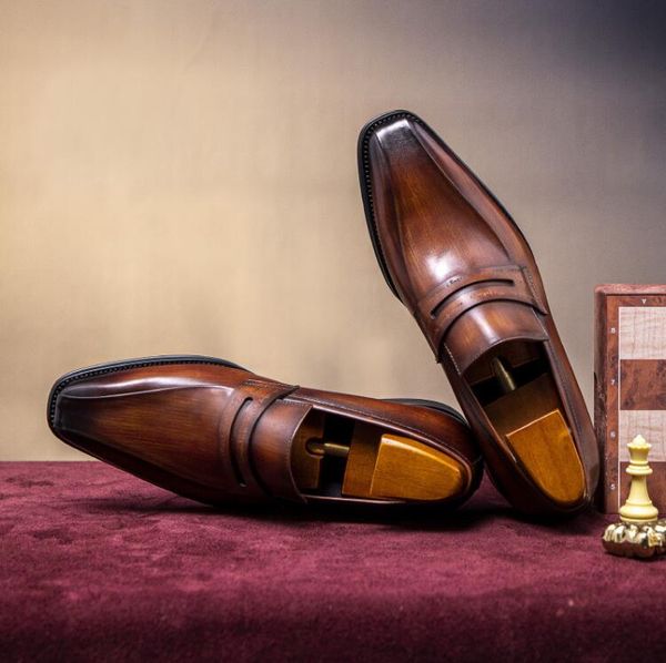 new designer fashion mens leather shoes handmade black brown casual business dress shoes party wedding men's footwear
new designer fashion mens leather shoes handmade black brown casual business dress shoes party wedding men's footwear