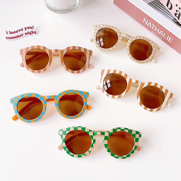 children cute checker panel color round uv400 sunglasses baby girls outdoor sun protection sunglasses kid sun glasses, Blue
children cute checker panel color round uv400 sunglasses baby girls outdoor sun protection sunglasses kid sun glasses, Blue