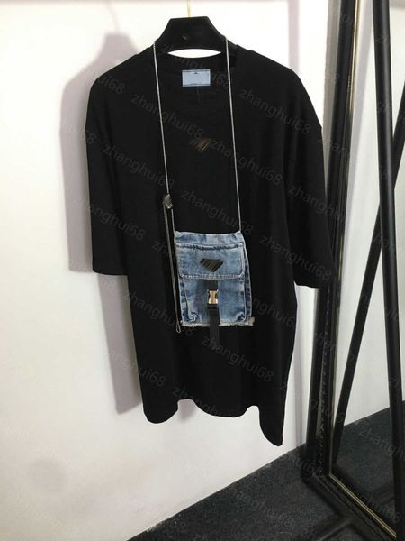 23ss summer dresses women dress womens designer clothing logo denim chain bag decorated loose short sleeve t-shirt dress womens clothing, Black;gray
23ss summer dresses women dress womens designer clothing logo denim chain bag decorated loose short sleeve t-shirt dress womens clothing, Black;gray