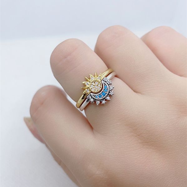 2023 new silver wedding rings for women lovers engagement gift designer jewelry diy fit pandora celestial blue sparkling sun & moon cinderel, Slivery;golden
2023 new silver wedding rings for women lovers engagement gift designer jewelry diy fit pandora celestial blue sparkling sun & moon cinderel, Slivery;golden