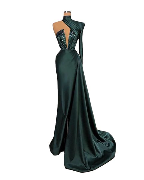 dubai elegant emerald green mermaid evening dresses long sleeve high jewel neck beads crystals women formal dress evening gowns custom made, Black;red
dubai elegant emerald green mermaid evening dresses long sleeve high jewel neck beads crystals women formal dress evening gowns custom made, Black;red
