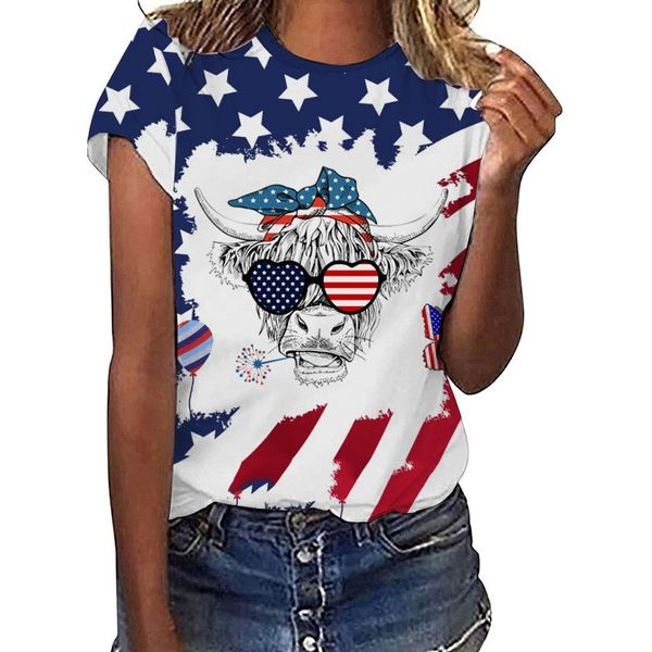 t shirt womens clothes tshirt designer t shirt women 3d independence day printed t-shirt loose women's short sleeves usa striped star p, White
t shirt womens clothes tshirt designer t shirt women 3d independence day printed t-shirt loose women's short sleeves usa striped star p, White