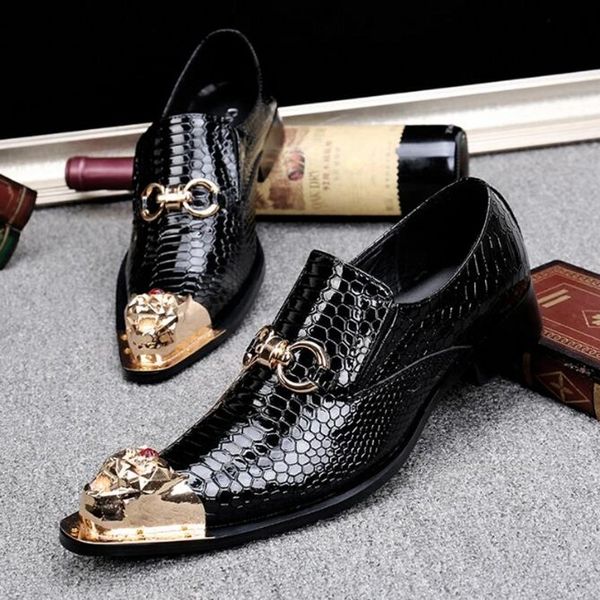 fashion black snake embossed formal business shoes genuine leather big size 38-46 dragon head pointed toe wedding dress oxfords
fashion black snake embossed formal business shoes genuine leather big size 38-46 dragon head pointed toe wedding dress oxfords