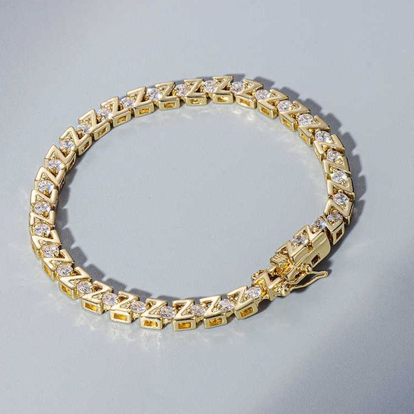 haosen women's sparkling zirconia metal inlay jewelry 18k gold-plated letter z shape charm tennis bracelet, Silver
haosen women's sparkling zirconia metal inlay jewelry 18k gold-plated letter z shape charm tennis bracelet, Silver