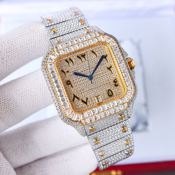 gold diamond watch automatic mechanical movement watches waterproof mens bracelet sapphire business wristbrand stainless steel 40mm, Silver
gold diamond watch automatic mechanical movement watches waterproof mens bracelet sapphire business wristbrand stainless steel 40mm, Silver