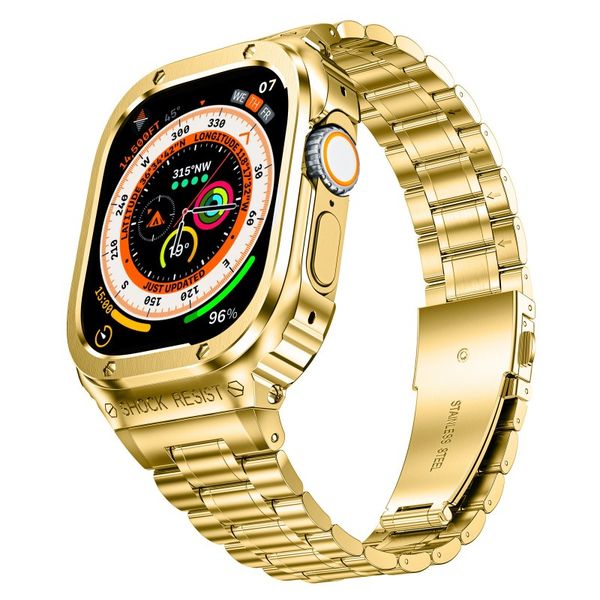 watchband for watch ultra stainless steel gold watchband watch 8 ultra strap marine strap heart rate sleep fitness
watchband for watch ultra stainless steel gold watchband watch 8 ultra strap marine strap heart rate sleep fitness