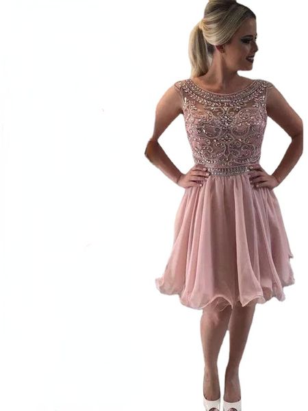 hand working beaded crystals homecoming dresses pink v open back round neckline mini graduation prom dresses girls formal party gowns cheap, Blue;pink
hand working beaded crystals homecoming dresses pink v open back round neckline mini graduation prom dresses girls formal party gowns cheap, Blue;pink
