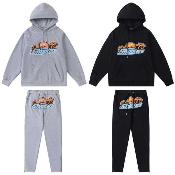 designer clothing mens sweatshirts hoodie trapstar hooded plush sweater pants loose fitting set, Black
designer clothing mens sweatshirts hoodie trapstar hooded plush sweater pants loose fitting set, Black