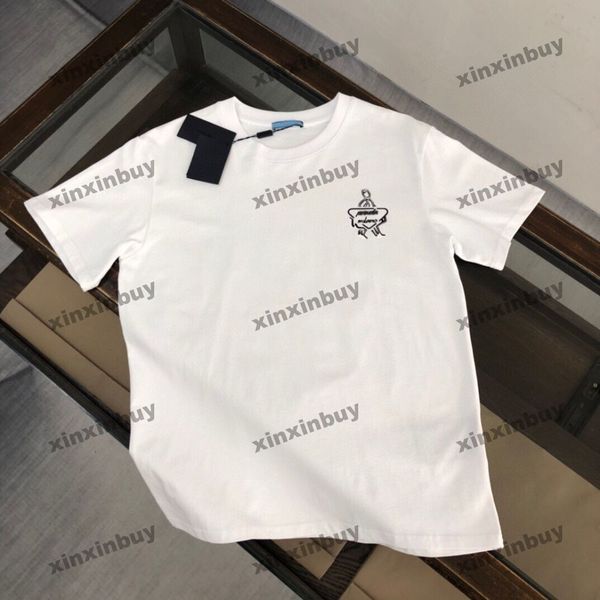 xinxinbuy men designer tee t shirt 23ss bag triangle label short sleeve cotton women black white s-3xl, Black;brown
xinxinbuy men designer tee t shirt 23ss bag triangle label short sleeve cotton women black white s-3xl, Black;brown