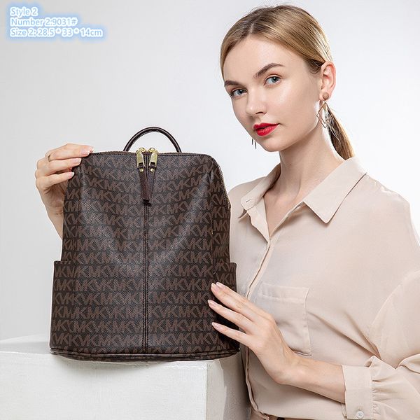 Factory wholesale ladies shoulder bag 2 styles trend printing retro handbag thick contrast casual leather backpack street popular letters anti-theft backpacks, Coffee-9031#-letter
Factory wholesale ladies shoulder bag 2 styles trend printing retro handbag thick contrast casual leather backpack street popular letters anti-theft backpacks, Coffee-9031#-letter