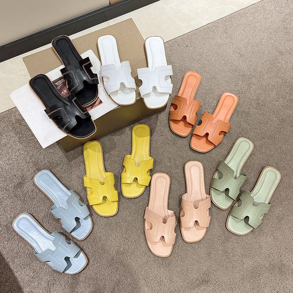 designer slippers leather same style for women's summer outwear leisure vacation beach slippers spring flat shoes size 35-41, Black
designer slippers leather same style for women's summer outwear leisure vacation beach slippers spring flat shoes size 35-41, Black