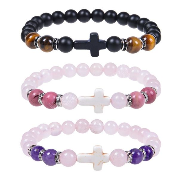 8mm natural pink crystal stone beads handmade braided couple bracelet for women men micro inlaid zircon elastic bracelet gifts, Golden;silver
8mm natural pink crystal stone beads handmade braided couple bracelet for women men micro inlaid zircon elastic bracelet gifts, Golden;silver